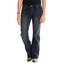 41%OFF レディースカジュアルジーンズ ステットソンブーツカットデニムジーンズインクウォッシュ - （女性用）スリムフィット、ローライズ Stetson Bootcut Ink Wash Denim Jeans - Slim Fit Low Rise (For Women)画像